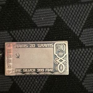 U.S.S.R. 20 Gram Silver .999 Fine Collectible Bar